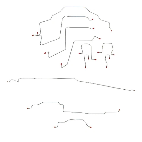 1998-2001 Dodge Ram 1500 Complete Brake Line Kit 2WD Rear ABS Quad Cab Short Bed CBK0204OM